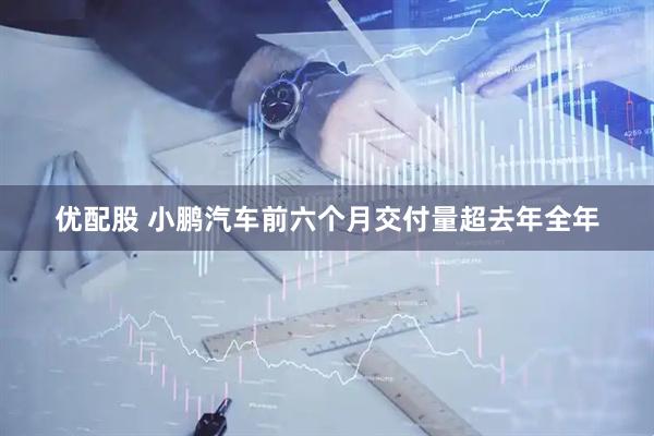 优配股 小鹏汽车前六个月交付量超去年全年